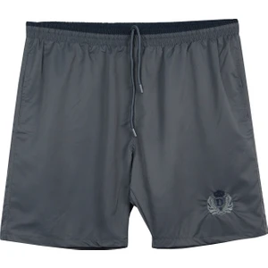 Maruf Shop Erkek Büyük Beden 115 KILO-194 Kilo Arası Için Uygun Deniz Şortu Dekons Antrasit