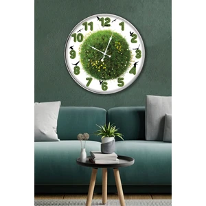 Emya Home Çimen Duvar Saati - 29 cm