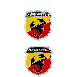 Abarth Arma Alüminyum Pleksi 2 Adet
