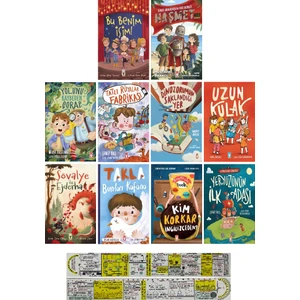 İlkokul Okuma Kitapları 10 Kitap Set – Matematikli Ayraç