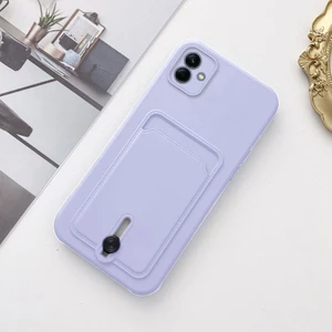 Samsung Galaxy A05 Uyumlu Kılıf Zebana Kartlıklı Sweet Yumuşak Silikon Kılıf Lila