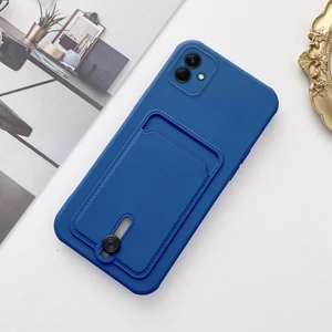 Samsung Galaxy A05 Uyumlu Kılıf Zebana Kartlıklı Sweet Yumuşak Silikon Kılıf Mavi
