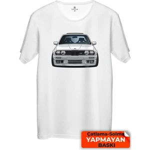 Çakılap Bmw E30 Baskılı Tişört Unisex, Premium Kalite (Rgl-Otmbl-Bmw)
