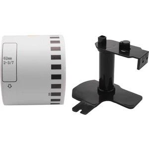 1 Roll Compatible For Brother DK22205 62MM x 30.48M Continuous White Length Paper Tape Labels With Refillable (Yurt Dışından)