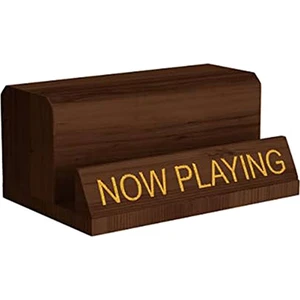Now Playing Vinyl Record Stand Vinyl Record Holder Display Wood Records Storage Stands For Albums Spinning Accessories (Yurt Dışından)
