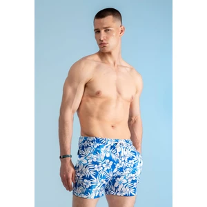Çiçek Desenli Hawaii Deniz Şortu
