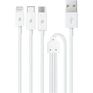 2DK7521 1.2mt Type-C Iphone Micro USB 3 Lü Kablo