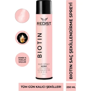 Biotin Saç Şekillendirici Sprey Yatıştırıcı Etkiyle 250 ml Esnek ve Parlak Saçlar İçin