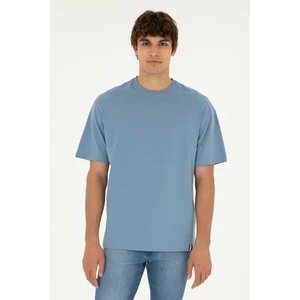 U.S. Polo Assn. Erkek İndigo Tişört 50294216-VR028