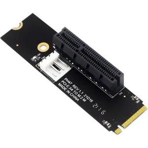Ngff M.2 - Pcı-E 4x Yükseltici Kart M2 M Anahtar - Pcıe X4 Adaptörü, LED Göstergeli Sata Güç Yükseltici Madencilik Için (Yurt Dışından)