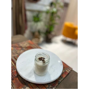 Gofre Home Özel Tasarım Kavanoz Tarçın Dekoratif Mum lik El Yapımı