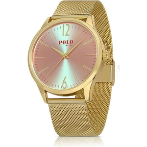 Polo Rucci 21423 Renkli Cam Hasırlı Erkek Kol Saati