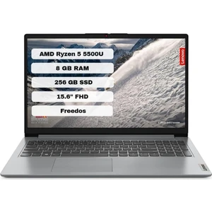 Ideapad 1 15ALC7 82R40070TX Amd Ryzen 5 5500U 8gb 256GB SSD Freedos 15.6" Fhd Taşınabilir Bilgisayar