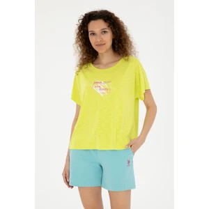 U.S. Polo Assn. Kadın Fıstık Tişört 50284355-VR087