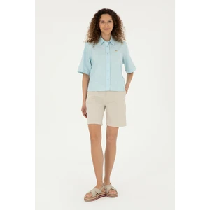 U.S. Polo Assn. Kadın Taş Şort / Bermuda 50289456-VR049