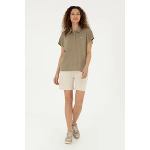 U.S. Polo Assn. Kadın Taş Şort (Örme) 50282741-VR049