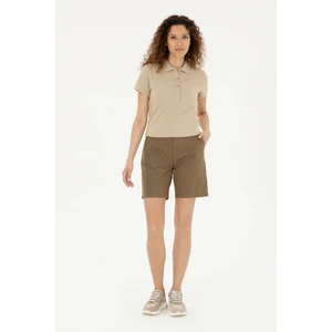 U.S. Polo Assn. Kadın Haki Şort / Bermuda 50289456-VR027