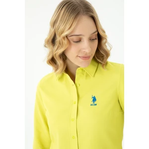 U.S. Polo Assn. Kadın Citron Gömlek Basic 50262887-VR168