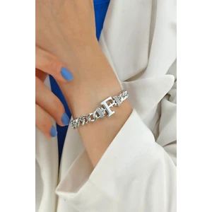 ÇLK Accessories Gold F Harf Bileklik TRBILEK7576 B34003
