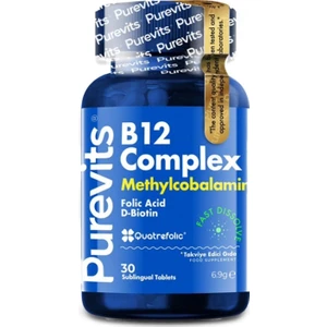 Vitamin B12 Complex Dilaltı 30 Adet Tablet