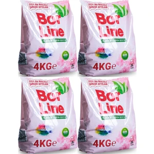 Bor Line Matik Toz Çamaşır Deterjanı 16KG (Renkliler Için) 104 Yıkama (4pk*4kg)