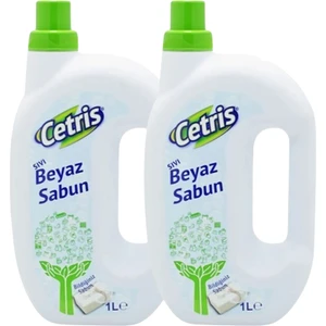 1lt Sıvı Beyaz Sabun, Bildiğiniz Sabun, Temizlikte Doğal Olarak Önde 2'li Set