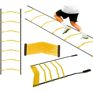 3 Metre Antrenman Merdiveni 7 Çubuklu Ayarlanabilir Dayanıklı Esnek Idman Merdiveni