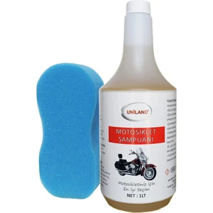 Motosiklet Şampuanı 1 Lt+Yıkama Süngeri
