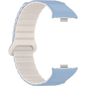 Redmi Watch 4 / Mi Band Pro 8 Uyumlu Magnetik Silikon Kordon & Kasa Koruma 2 In 1 Premium Kayış