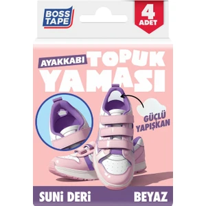 Boss Tape Ayakkabı Topuk Yaması Kendinden Yapışkanlı Ayakkabı Tamir Bandı Beyaz
