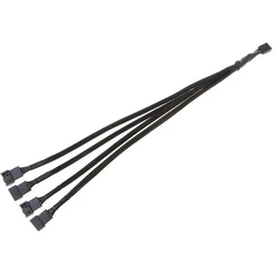 Temiz Pazar  4 Pin Fan Çoklayıcı Y Pwm Çoklayıcı Splitter Kablosu 4 Port