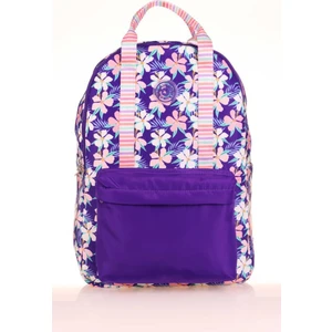 Double Stripe Sırt Çantası Purple K1763