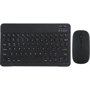 Tablet ve Telefonlar Için Yuvarlak Tuşlu Bluetooth Klavye ve Mouse Seti - FC465