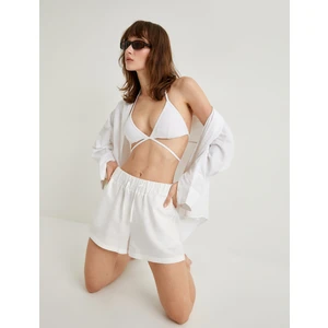 Pijama Altı Şort Beli Lastikli