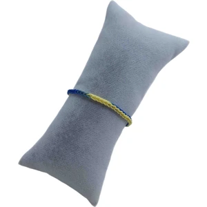 Han Ticaret Makrome El Örgüsü Sarı Lacivert Özel Bileklik