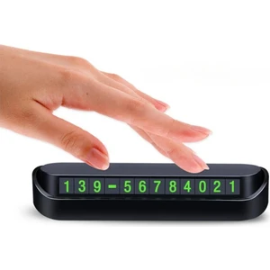 Açılıp Kapanan Manyetik Fosforlu Otomobil Araç Park Numaratör