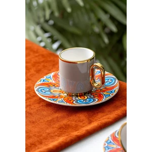 Las Heras 6 Kişilik Kahve Fincanı Takımı - 90 ml