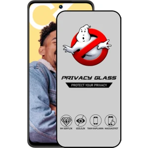 Caseart Realme C55 Tam Kaplayan Privacy Hayalet Temperli Ekran Koruycu Cam