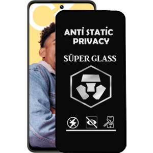 Caseart Realme C55 Tam Kaplayan Anti Statik Hayalet Süper Cam Ekran Koruyucu