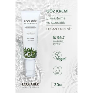 Göz Kremi Sıkılaştırıcı %98,7 Doğal, Yaşlanma Karşıtı Göz Altı Organik Kenevir, 30ml