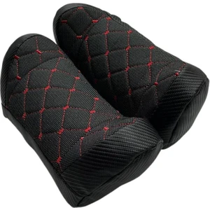 Rahatyolcu 5d Ergonomik Boyun Yastığı Seti 2 Adet Siyah Kırmızı
