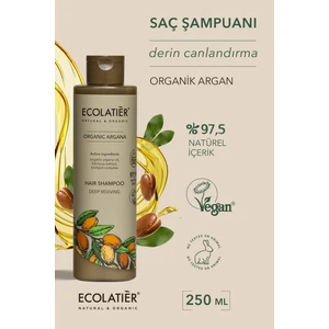 Yoğun Canlandırıcı Saç Şampuanı Organik Argan Nemlendirici Güçlendirici Onarıcı 250 ml / Hair Shampoo Argana