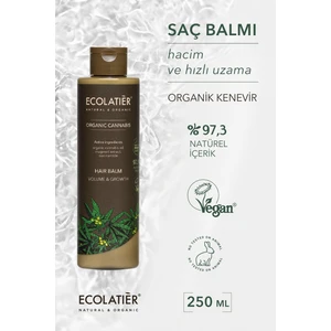 Saç Bakım Kremi Hacim Ve Hızlı Uzama Organik Kenevir, Besleyici, Güçlendirici 250 ml
