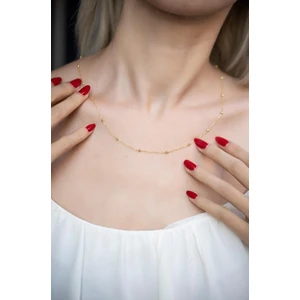 Toplu Bayan Gümüş Zincir Kolye 60 cm 3 Renk wsn212u