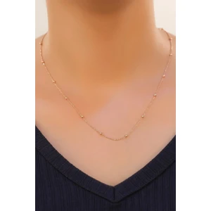 Toplu Bayan Gümüş Zincir Kolye 60 cm 3 Renk wsn212u