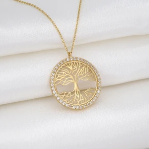 Geste Jewellery 14 Ayar Yaşam Ağacı Kolyesi