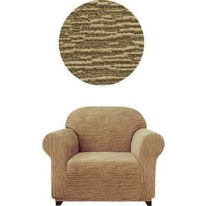 Jakarli Tek Kişilik Koltuk Örtüsü, Berjer Kılıfı Çubuk Desen(1 Adet)