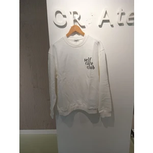 BRV-022 Beyaz Kadın Sweatshirt