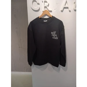 BRV-022 Siyah Kadın Sweatshirt