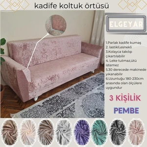 Kadife Koltuk, Kanepe, Çekyat Örtüsü , Koltuk Kılıfı( 3 Kişilik)